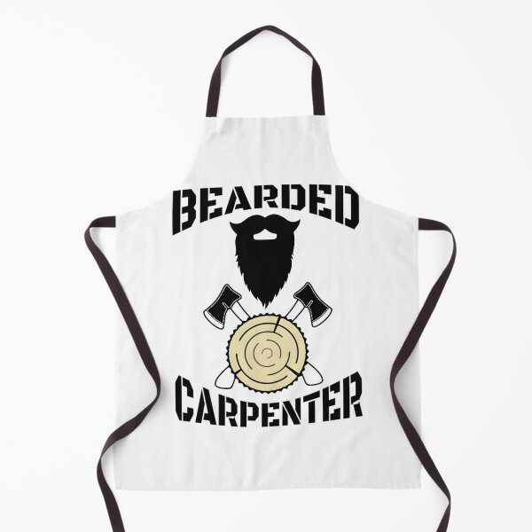 Aperçu de l'œuvre Menuisier barbu, artisanat du travail du bois, conception créée et vendue par speedgreen.