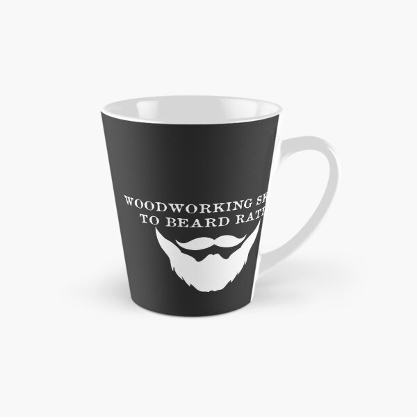 Item preview, Bearded Carpenter Woodworking Skill to Beard Ratio Funny Design for Craft Lovers designed and sold by ivica36.