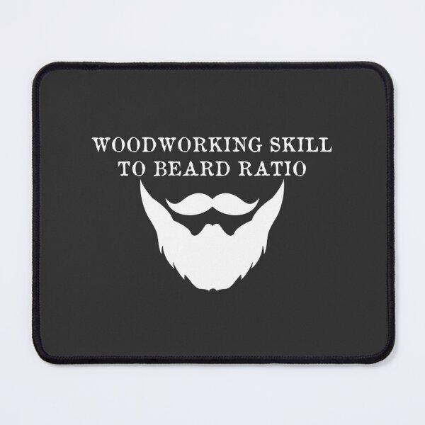 Item preview, Bearded Carpenter Woodworking Skill to Beard Ratio Funny Design for Craft Lovers designed and sold by ivica36.
