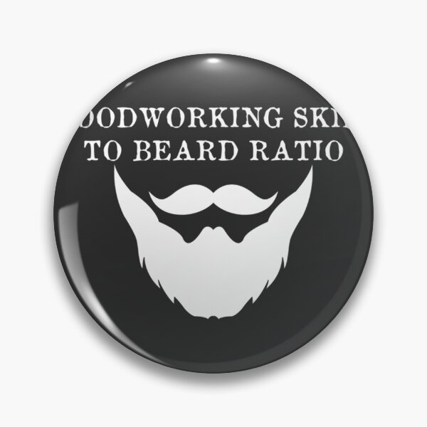 Item preview, Bearded Carpenter Woodworking Skill to Beard Ratio Funny Design for Craft Lovers designed and sold by ivica36.