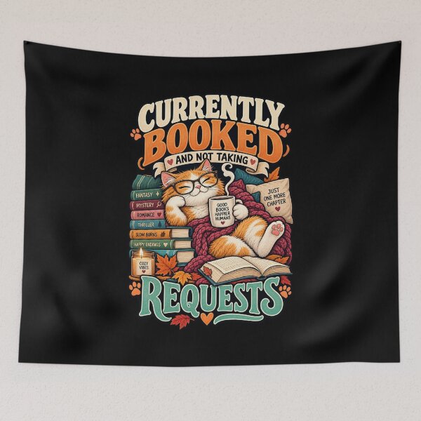 Item preview, Currently Booked And Not Taking Requests - Funny Cat Reader designed and sold by Ridaelb.