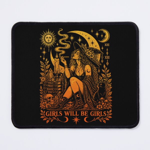 Item preview, Girls Will Be Girls Witch Coven Vintage Tarot Aesthetic designed and sold by elongatedjazz.