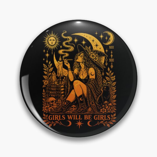 Item preview, Girls Will Be Girls Witch Coven Vintage Tarot Aesthetic designed and sold by elongatedjazz.