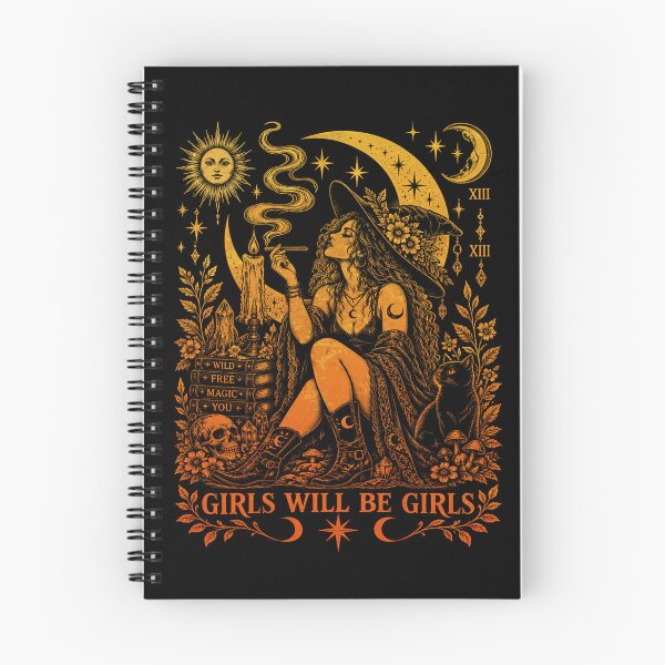 Item preview, Girls Will Be Girls Witch Coven Vintage Tarot Aesthetic designed and sold by elongatedjazz.