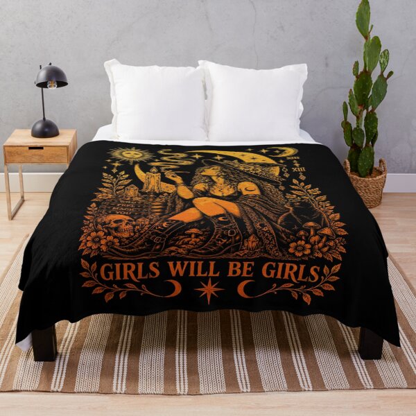 Item preview, Girls Will Be Girls Witch Coven Vintage Tarot Aesthetic designed and sold by elongatedjazz.