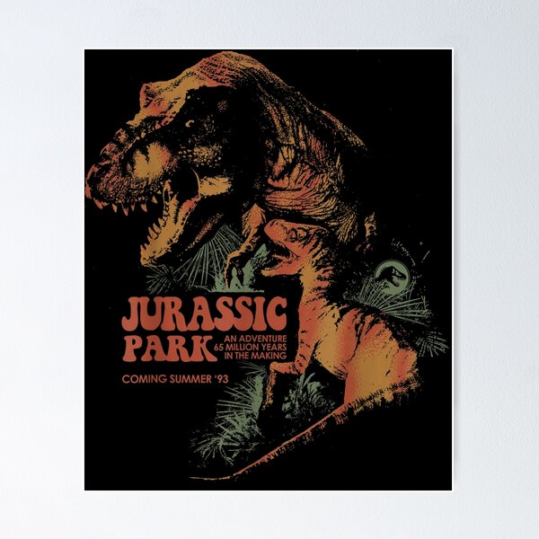 Item preview, Jurassic Park T-Rex Raptor Vintage Colors Graphic designed and sold by TaraxDoolittle.