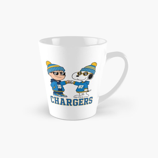Item preview, Charlie Brown & Snoopy Los Angeles Chargers Football Retro F263 designed and sold by GLUVY-THEME.