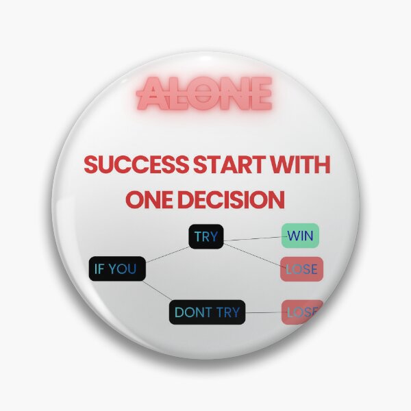 Item preview, Success Starts With One Decision Motivational Design designed and sold by Mr besho.