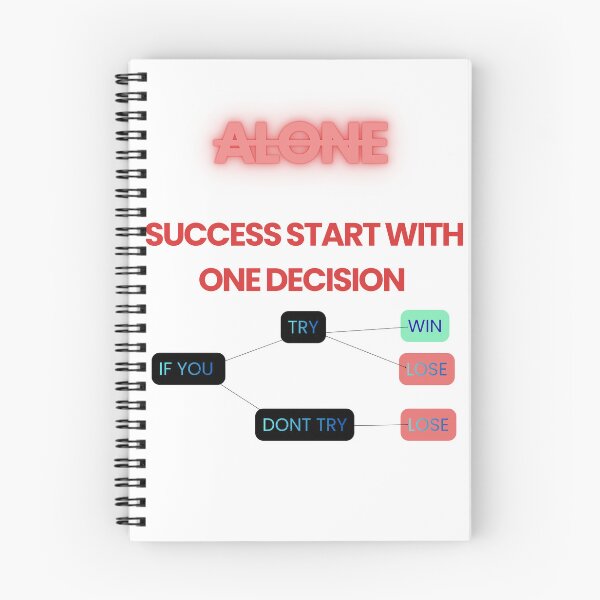 Item preview, Success Starts With One Decision Motivational Design designed and sold by Mr besho.