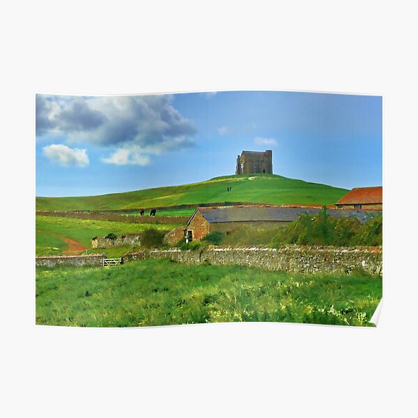Chapel On The Hill Abbotsbury Dorset Poster For Sale By Siska
