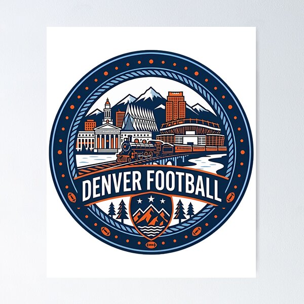 Artikelvorschau, Denver Broncos entworfen und verkauft von carlocurley.