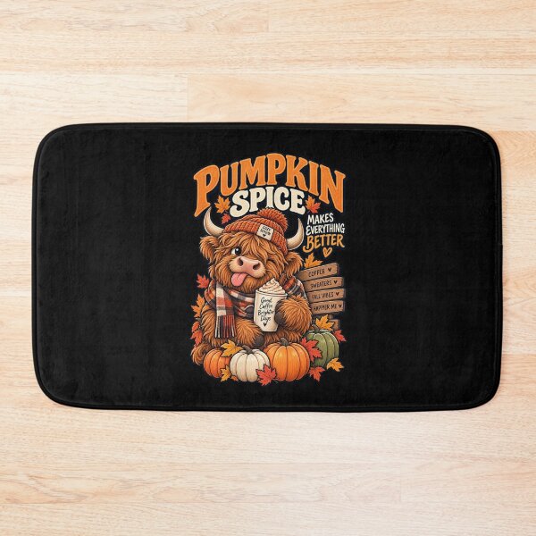 Item preview, Pumpkin Spice Makes Everything Better - Highland Cow Fall designed and sold by Ridaelb.