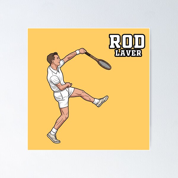 Item preview, Rod Laver - Australian Tennis Player - Athlete designed and sold by GlimTig.