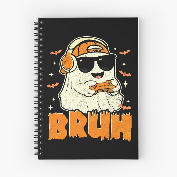 Item preview, Ghost Gamer Bruh Funny Halloween Video Gaming Spooky designed and sold by schoolofbullies.