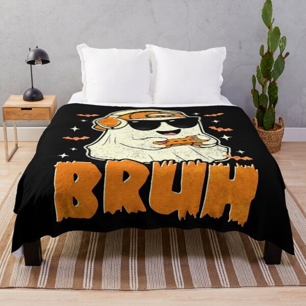 Item preview, Ghost Gamer Bruh Funny Halloween Video Gaming Spooky designed and sold by schoolofbullies.