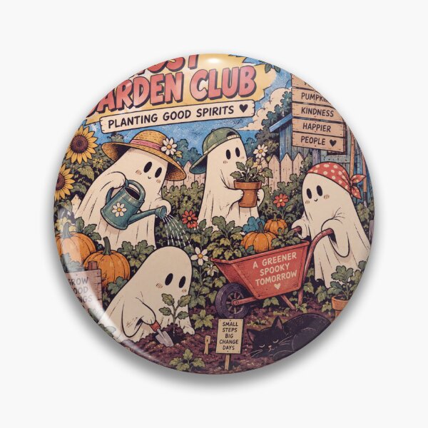 Item preview, Ghost garden club designed and sold by poppy-seed-art.
