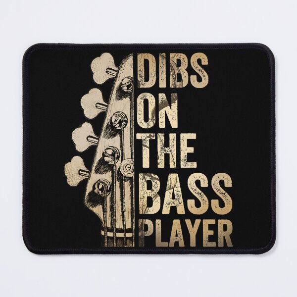 Item preview, Dibs On The Bass Player Funny Musician Quote Design designed and sold by CeboMngadi.
