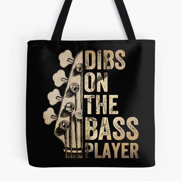 Item preview, Dibs On The Bass Player Funny Musician Quote Design designed and sold by CeboMngadi.