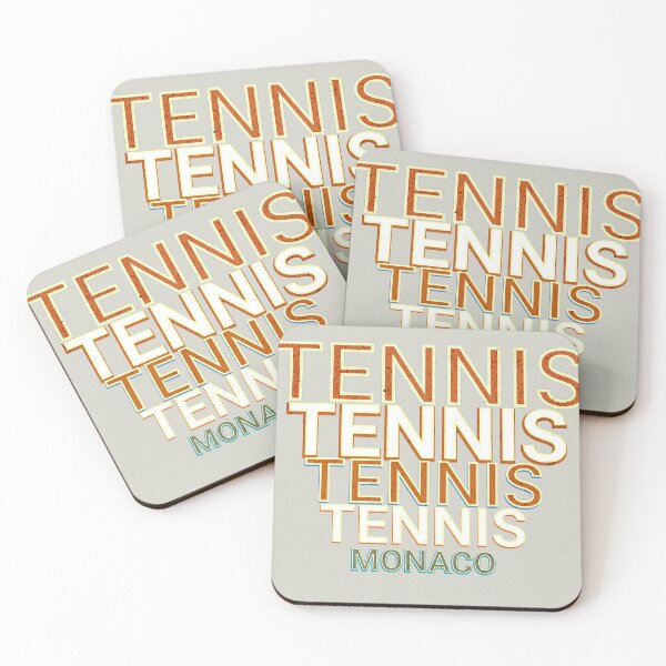 Item preview, MONACO VINTAGE RETRO TENNIS  designed and sold by MonsoonInkX.