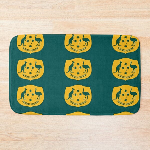 Item preview, Australia Crest Southern Cross Shield with border designed and sold by Kangaroo Sun.