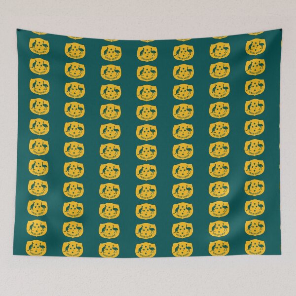 Item preview, Australia Crest Southern Cross Shield with border designed and sold by Kangaroo Sun.