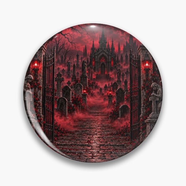 Item preview, Crimson Moon Cemetery Gateway:Backdrop designed and sold by TXLou.