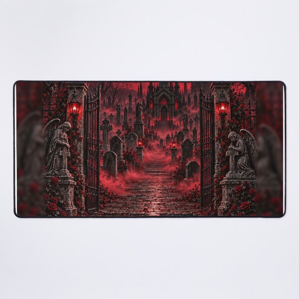 Item preview, Crimson Moon Cemetery Gateway:Backdrop designed and sold by TXLou.
