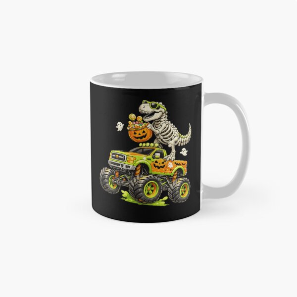 Item preview, Monster Truck Dinosaur Halloween Skeleton T-Rex Boys Kids designed and sold by TaraxDoolittle.