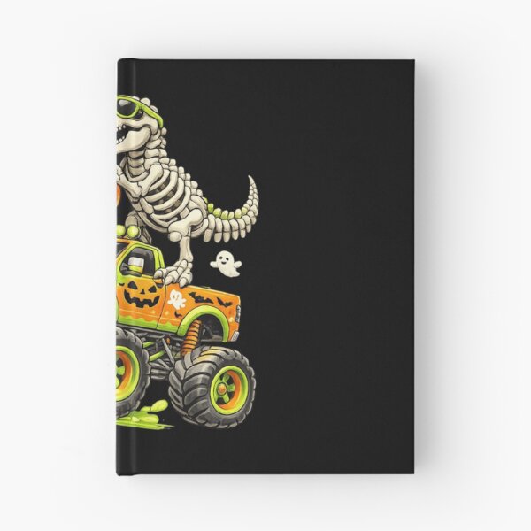 Item preview, Monster Truck Dinosaur Halloween Skeleton T-Rex Boys Kids designed and sold by TaraxDoolittle.