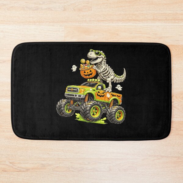 Item preview, Monster Truck Dinosaur Halloween Skeleton T-Rex Boys Kids designed and sold by TaraxDoolittle.