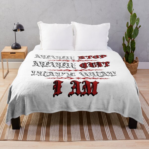 Item preview, Never Stop Never Quit Motivational Gothic Typography designed and sold by VNDL Gear.