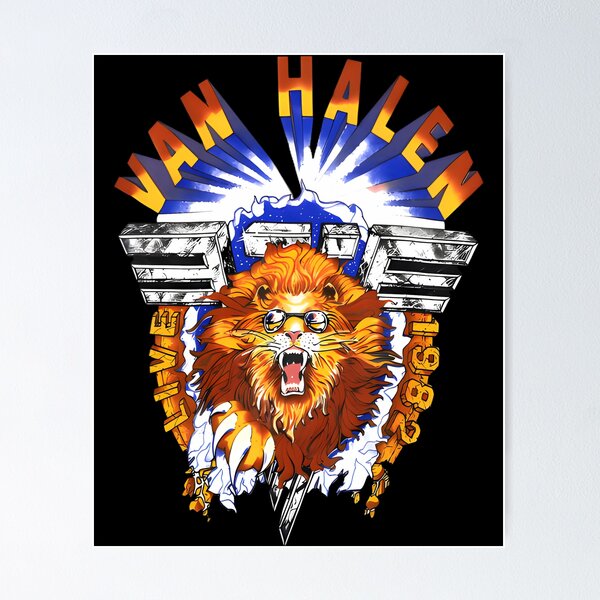 Item preview, 80s Album Van Rock Logo Vintage Halen Band Tour  designed and sold by anozieqaqaac.