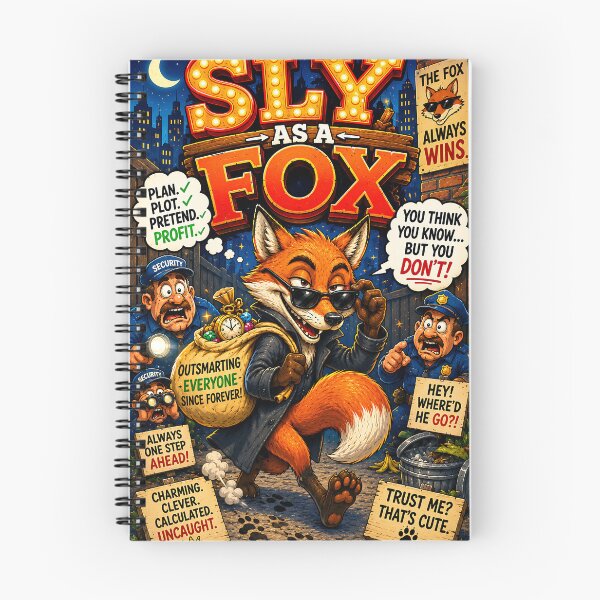 Item preview, SLY AS A FOX designed and sold by Smoothseer.