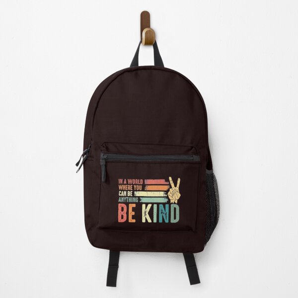 Item preview, Be Kind Retro Stripe Peace Sign Sayings designed and sold by TorreyMichael.