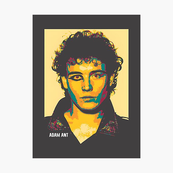 Item preview, Adam Ant Stuart Leslie Goddard English Singer Musician Classic Rock Design designed and sold by CeboMngadi.