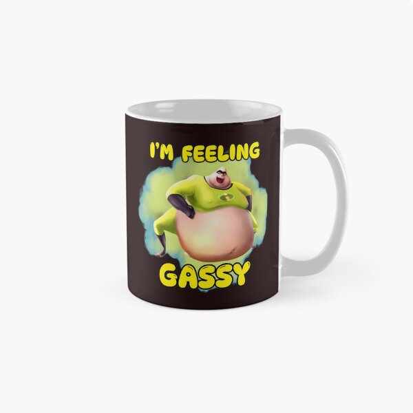 Item preview, I'm Feeling Gassy Funny Cartoon Character designed and sold by TorreyMichael.