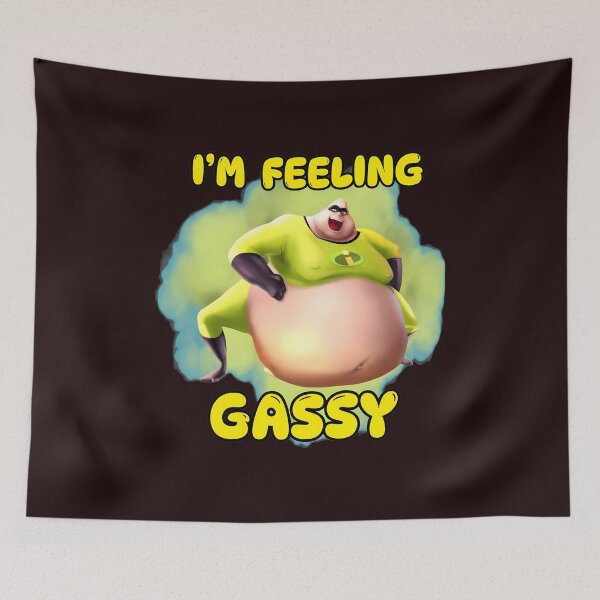 Item preview, I'm Feeling Gassy Funny Cartoon Character designed and sold by TorreyMichael.