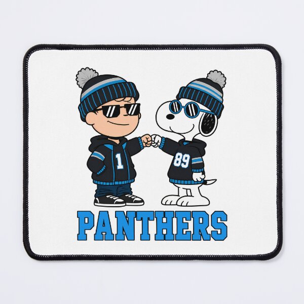 Item preview, Charlie Brown & Snoopy Carolina Panthers Football Retro F265 designed and sold by GLUVY-THEME.