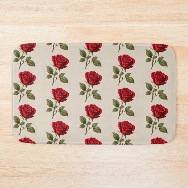 Item preview, Red Rose Bloom With Grace Vintage Botanical designed and sold by MUSA'S.