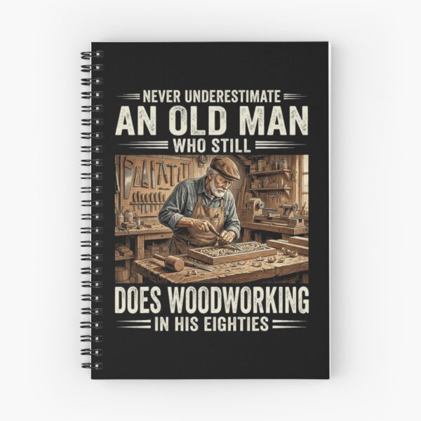 Item preview, Never Underestimate An Old Man Who Still Does Woodworking In His Eighties Carpenter Grandpa designed and sold by AARABwino.