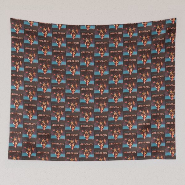 Item preview, Classic Rock Band Dire Straits Inspired Graphic Design designed and sold by michelebilko.