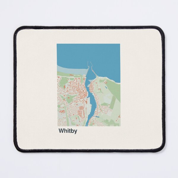 Item preview, Whitby Minimalistic Map Art designed and sold by MapsNerd.