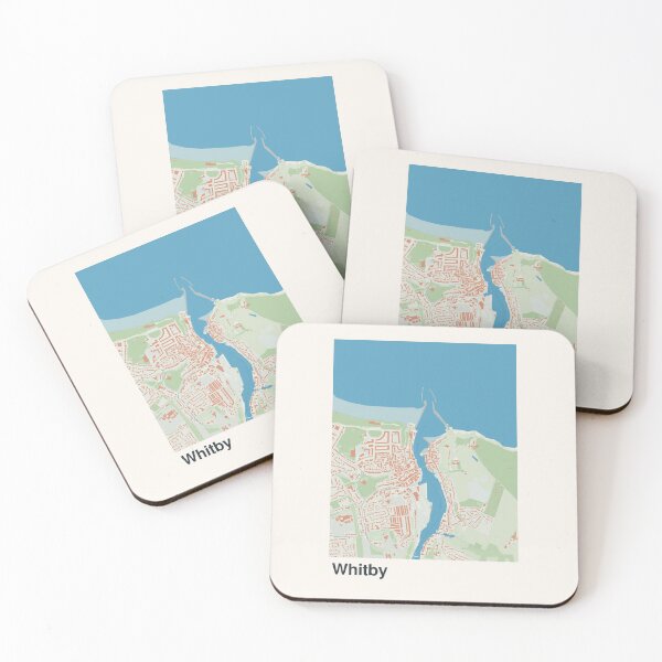 Item preview, Whitby Minimalistic Map Art designed and sold by MapsNerd.