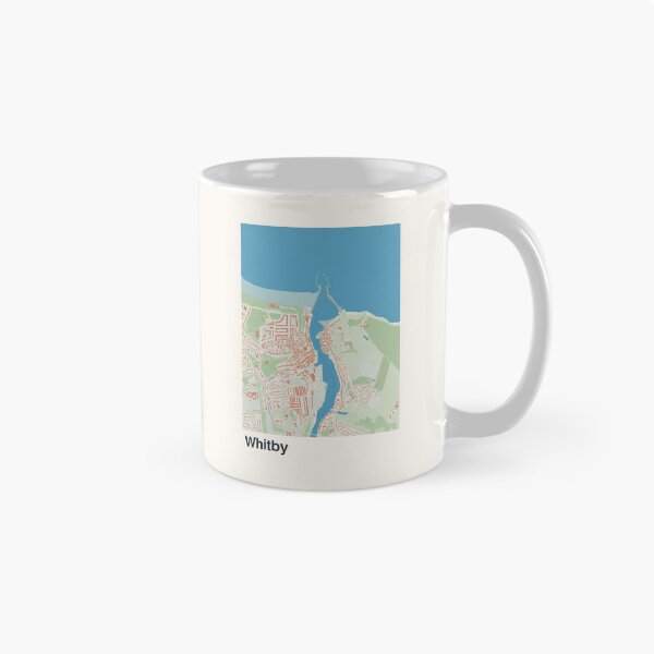 Item preview, Whitby Minimalistic Map Art designed and sold by MapsNerd.