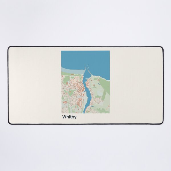 Item preview, Whitby Minimalistic Map Art designed and sold by MapsNerd.