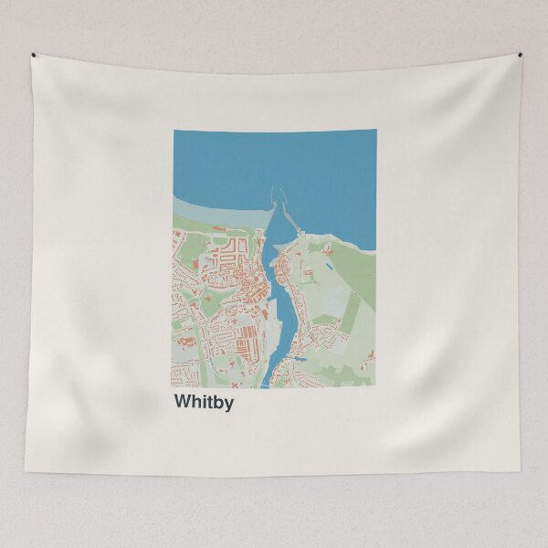 Item preview, Whitby Minimalistic Map Art designed and sold by MapsNerd.