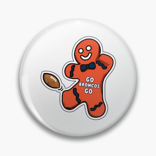 Item preview, Denver Broncos Gingerbread Man designed and sold by carlocurley.