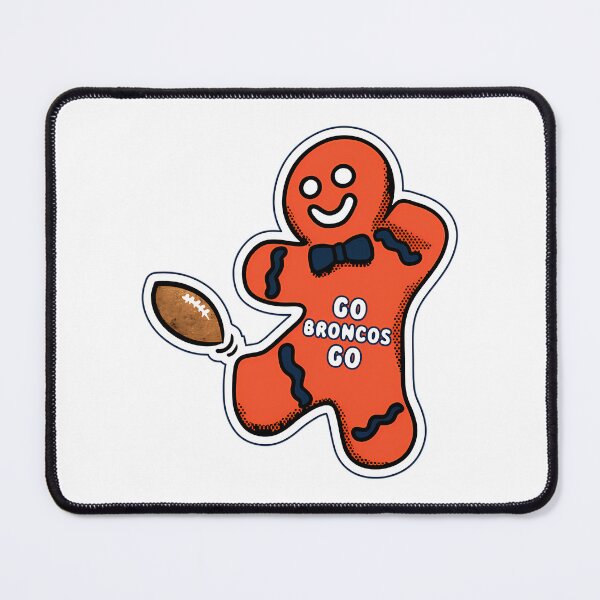 Item preview, Denver Broncos Gingerbread Man designed and sold by carlocurley.