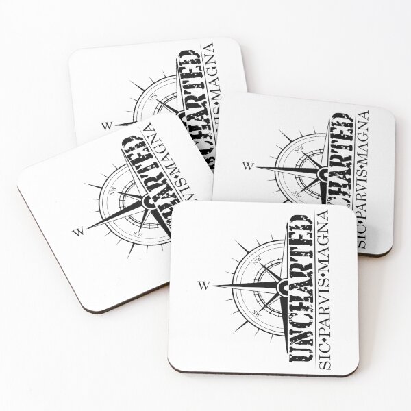 Item preview, Uncharted - Sic Parvis Magna Design 2 With Compass designed and sold by ParadiM-eadors-.
