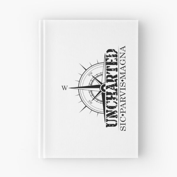 Artikelvorschau, Uncharted - Sic Parvis Magna Design 2 mit Kompass entworfen und verkauft von ParadiM-eadors-.